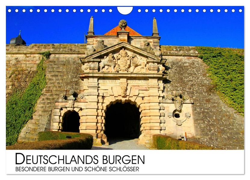 Deutschlands Burgen - besondere Burgen und schöne Schlösser (Wandkalender 2027 DIN A4 quer) CALVENDO Monatskalender