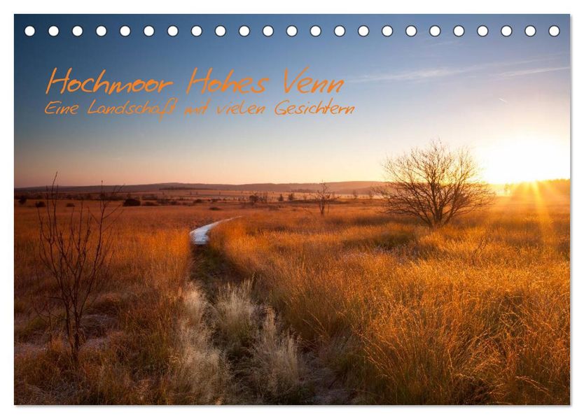 Hochmoor Hohes Venn (Tischkalender 2027 DIN A5 quer) CALVENDO Monatskalender