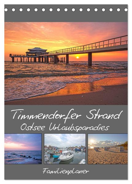 Timmendorfer Strand - Ostsee Urlaubsparadies (Tischkalender 2027 DIN A5 hoch) CALVENDO Monatskalender