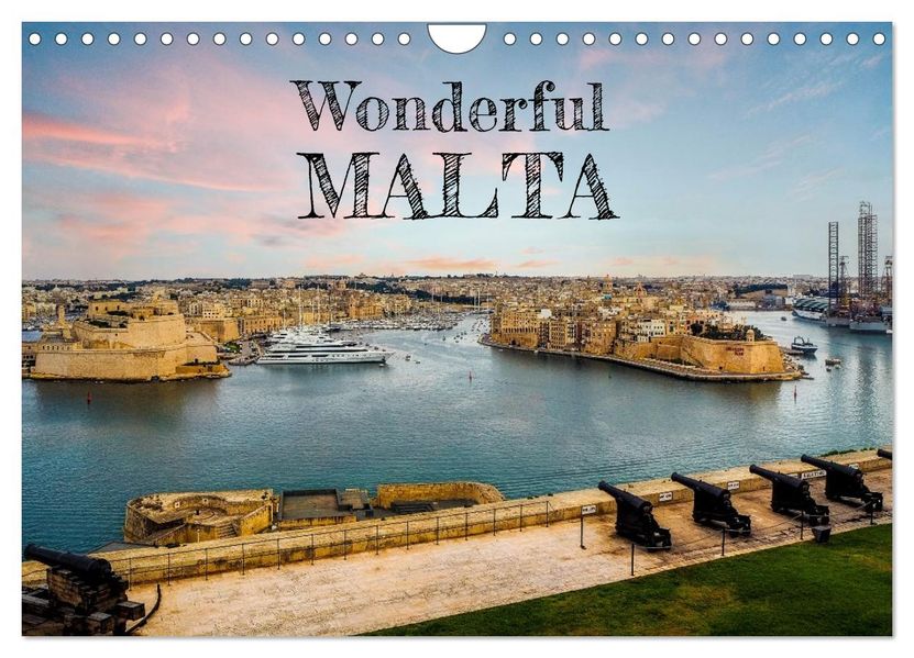 Wonderful Malta (Wall Calendar 2027 DIN A4 landscape) CALVENDO 12 Month Wall Calendar