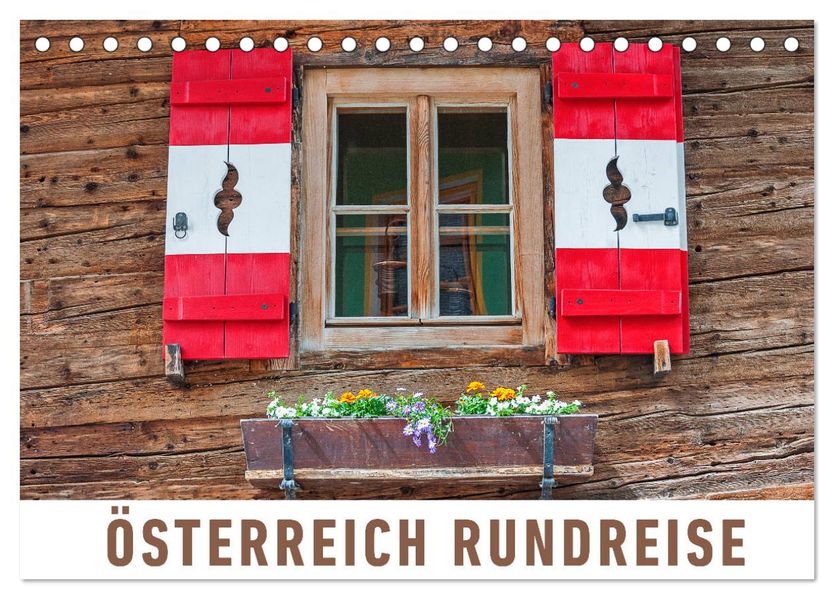 Österreich Rundreise (Tischkalender 2027 DIN A5 quer) CALVENDO Monatskalender