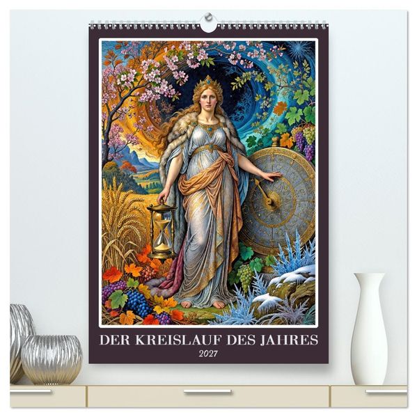 Der Kreislauf des Jahres (hochwertiger Premium Wandkalender 2027 DIN A2 hoch) Kunstdruck in Hochglanz