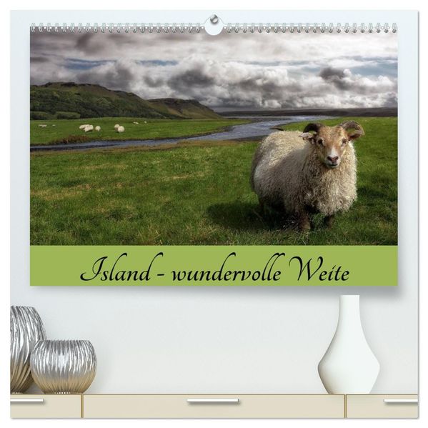 Island - wundervolle Weite (hochwertiger Premium Wandkalender 2027 DIN A2 quer) Kunstdruck in Hochglanz