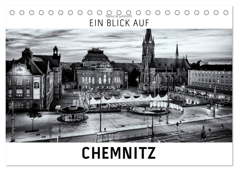 Ein Blick auf Chemnitz (Tischkalender 2027 DIN A5 quer) CALVENDO Monatskalender