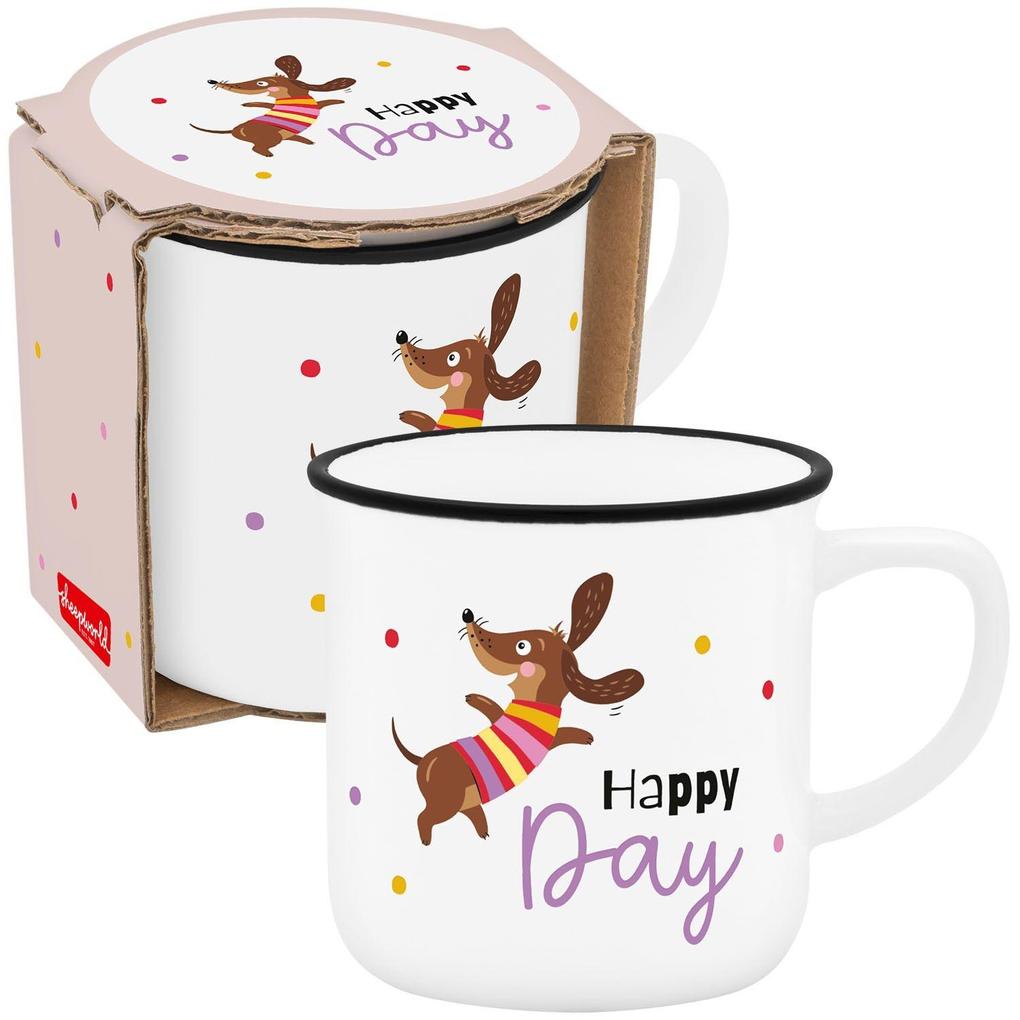 Espressotasse Dackel 'Happy Day