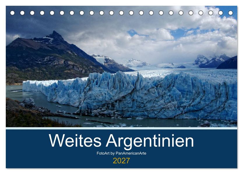 Weites Argentinien (Tischkalender 2027 DIN A5 quer) CALVENDO Monatskalender