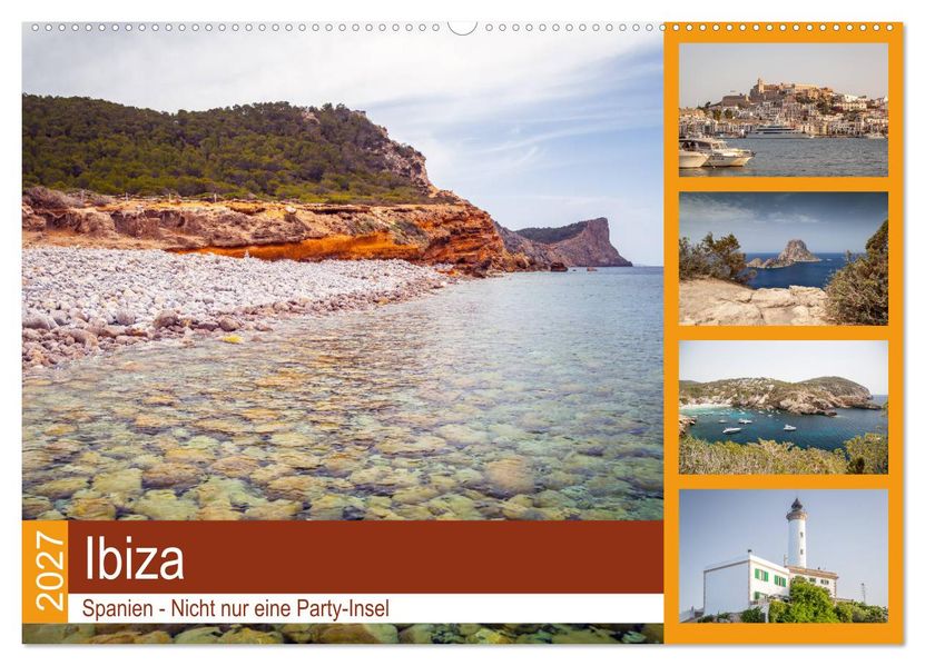 Ibiza - Spanien (Wandkalender 2027 DIN A2 quer) CALVENDO Monatskalender