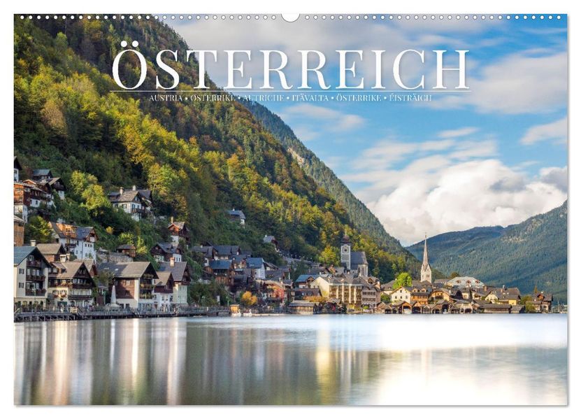 Alpenland Österreich (Wandkalender 2027 DIN A2 quer) CALVENDO Monatskalender