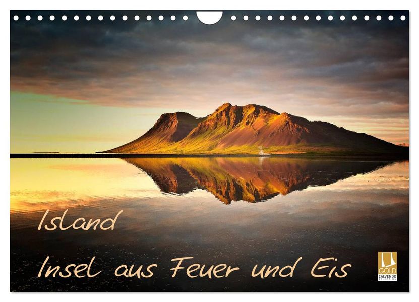 Island - Insel aus Feuer und Eis (Wandkalender 2027 DIN A4 quer) CALVENDO Monatskalender