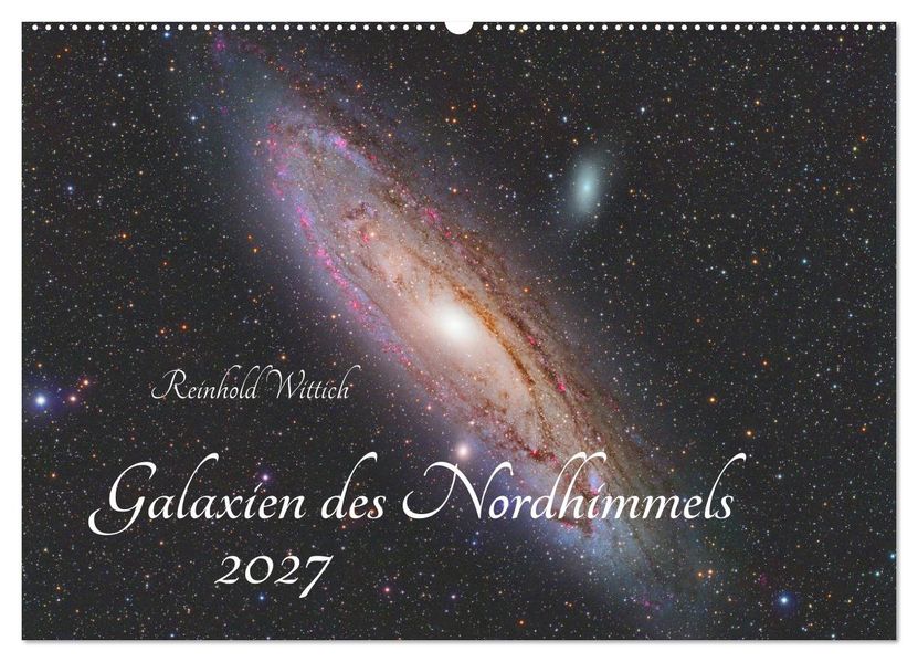 Galaxien des Nordhimmels (Wandkalender 2027 DIN A2 quer) CALVENDO Monatskalender