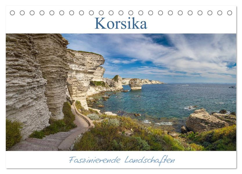 Korsika - Faszinierende Landschaften (Tischkalender 2027 DIN A5 quer) CALVENDO Monatskalender