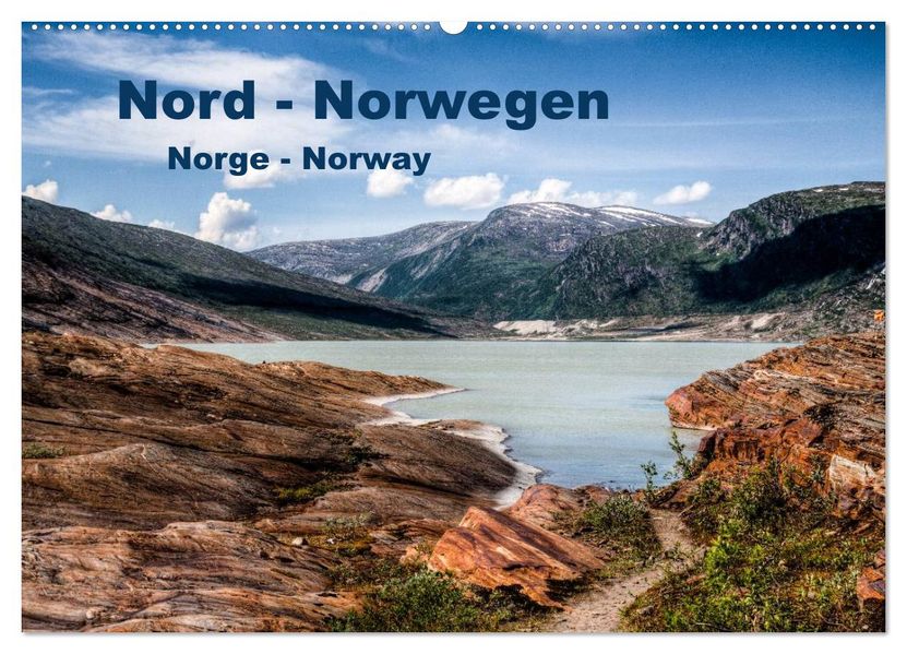 Nord Norwegen Norge - Norway (Wandkalender 2027 DIN A2 quer) CALVENDO Monatskalender