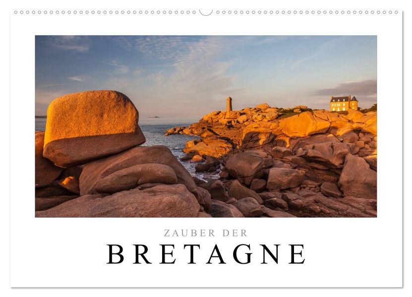 Bretagne - Zauber der Côte de Granit Rose (Wandkalender 2027 DIN A2 quer) CALVENDO Monatskalender