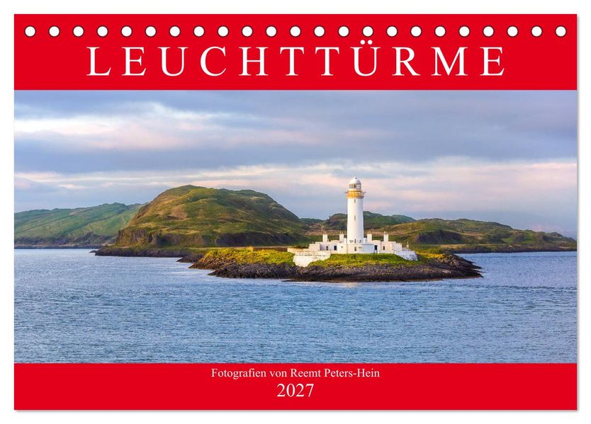 Leuchttürme des Nordens (Tischkalender 2027 DIN A5 quer) CALVENDO Monatskalender