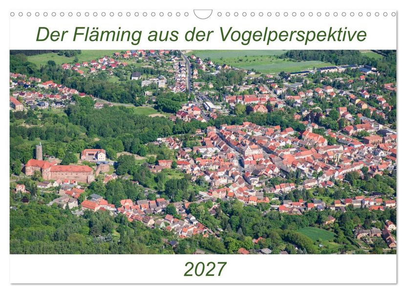 Der Fläming aus der Vogelperspektive (Wandkalender 2027 DIN A3 quer) CALVENDO Monatskalender