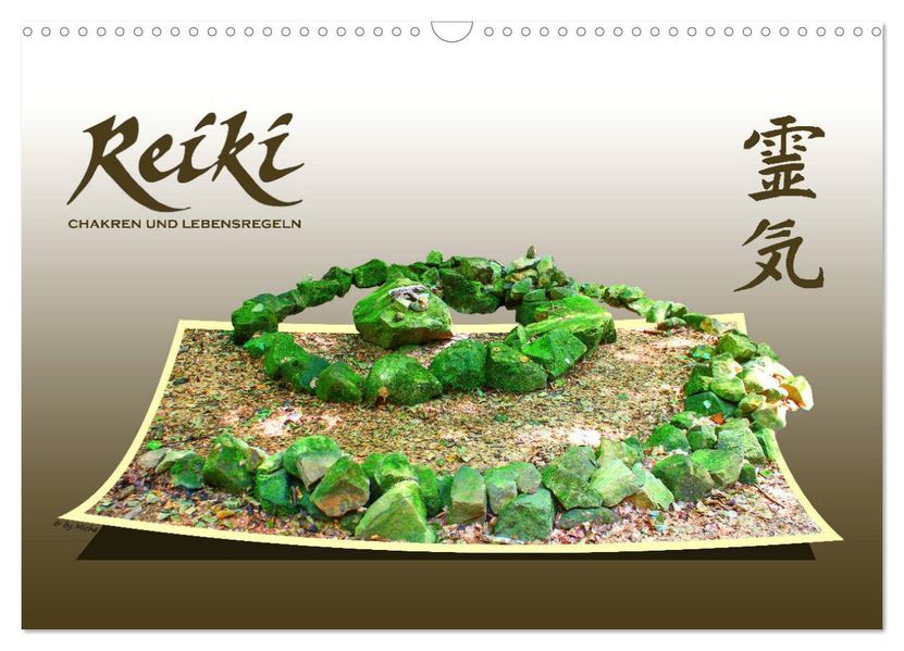 REIKI - Chakren und Lebensregeln (Wandkalender 2027 DIN A3 quer) CALVENDO Monatskalender