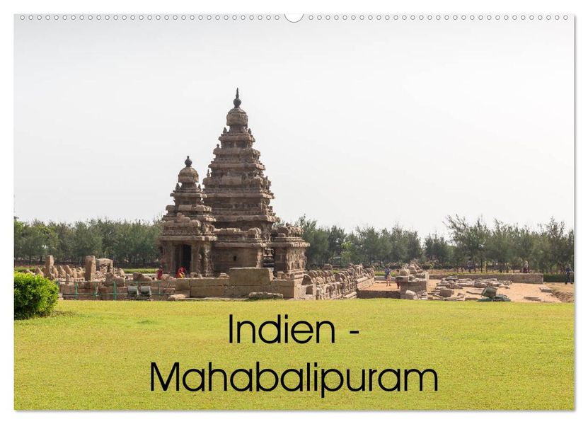 Indien - Mahabalipuram (Wandkalender 2027 DIN A2 quer) CALVENDO Monatskalender