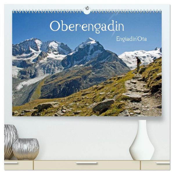 Oberengadin (hochwertiger Premium Wandkalender 2027 DIN A2 quer) Kunstdruck in Hochglanz