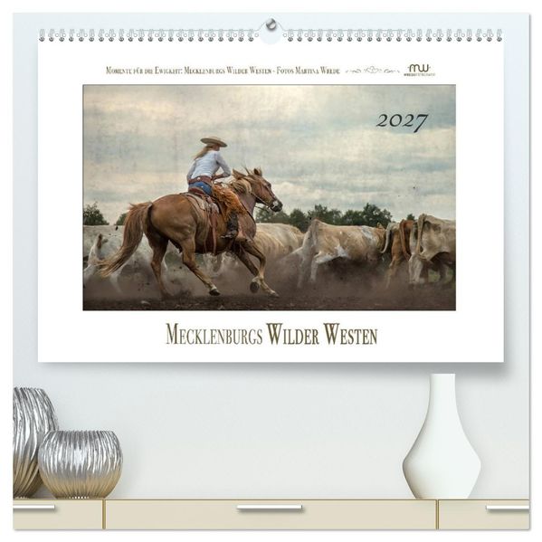 Mecklenburgs Wilder Westen (hochwertiger Premium Wandkalender 2027 DIN A2 quer) Kunstdruck in Hochglanz