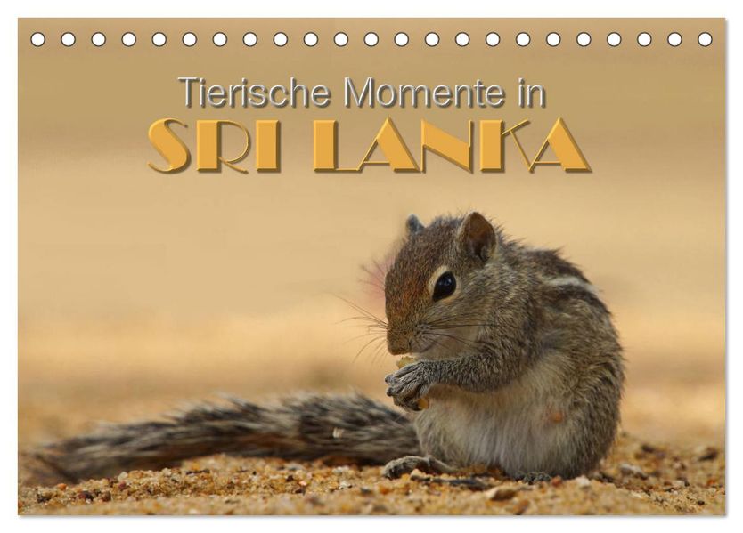 Sri Lanka - Tierische Momente (Tischkalender 2027 DIN A5 quer) CALVENDO Monatskalender