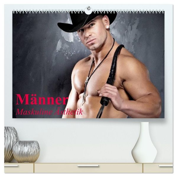 Männer - Maskuline Ästhetik (hochwertiger Premium Wandkalender 2027 DIN A2 quer) Kunstdruck in Hochglanz