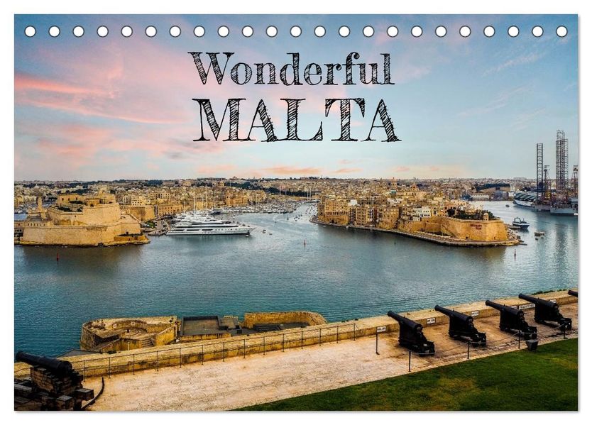 Wonderful Malta (Desk Calendar 2027 DIN A5 landscape) CALVENDO 12 Month DeskCalendar