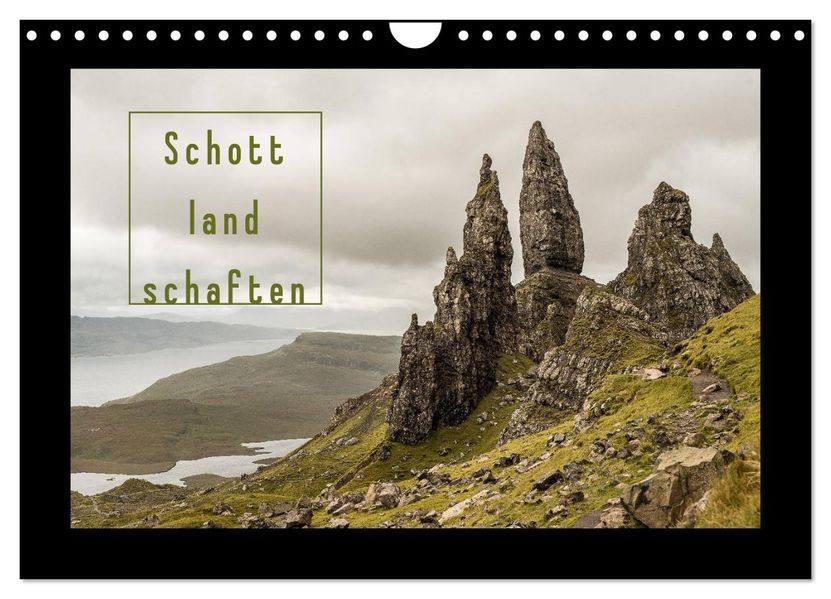 Schottlandschaften (Wandkalender 2027 DIN A4 quer) CALVENDO Monatskalender