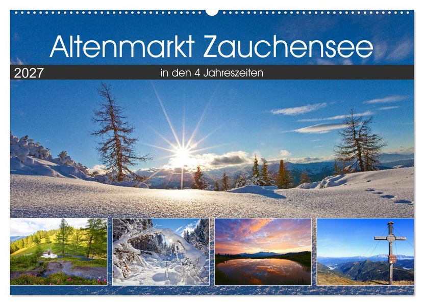 Altenmarkt Zauchensee (Wandkalender 2027 DIN A2 quer) CALVENDO Monatskalender