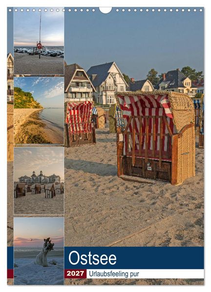 Ostsee. Urlaubsfeeling pur (Wandkalender 2027 DIN A3 hoch) CALVENDO Monatskalender