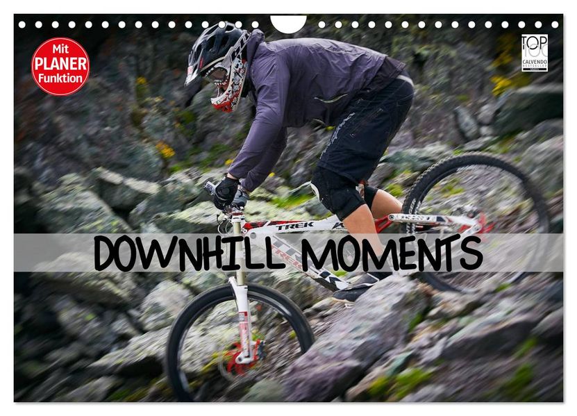 Downhill Moments (Wandkalender 2027 DIN A4 quer) CALVENDO Monatskalender