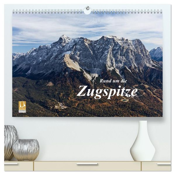 Rund um die Zugspitze (hochwertiger Premium Wandkalender 2027 DIN A2 quer) Kunstdruck in Hochglanz