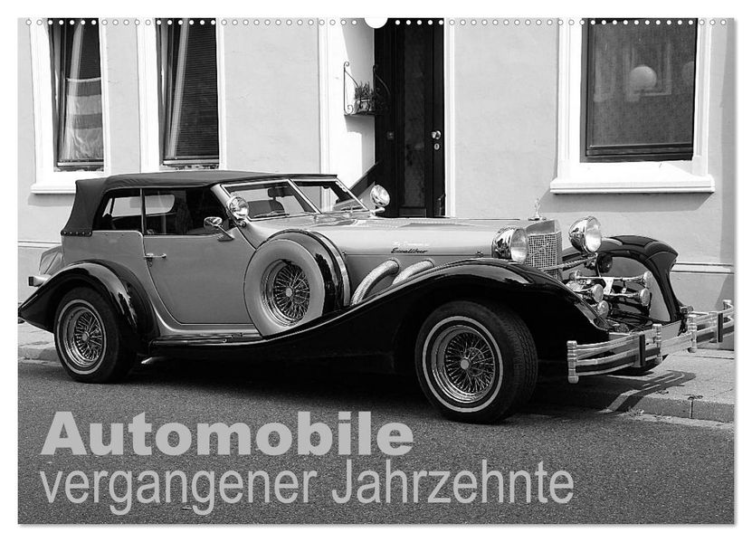Automobile vergangener Jahrzehnte (Wandkalender 2027 DIN A2 quer) CALVENDO Monatskalender