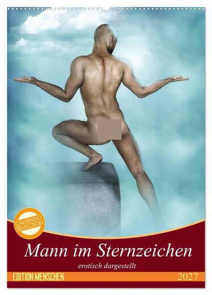Mann im Sternzeichen (Wandkalender 2027 DIN A2 hoch) CALVENDO Monatskalender