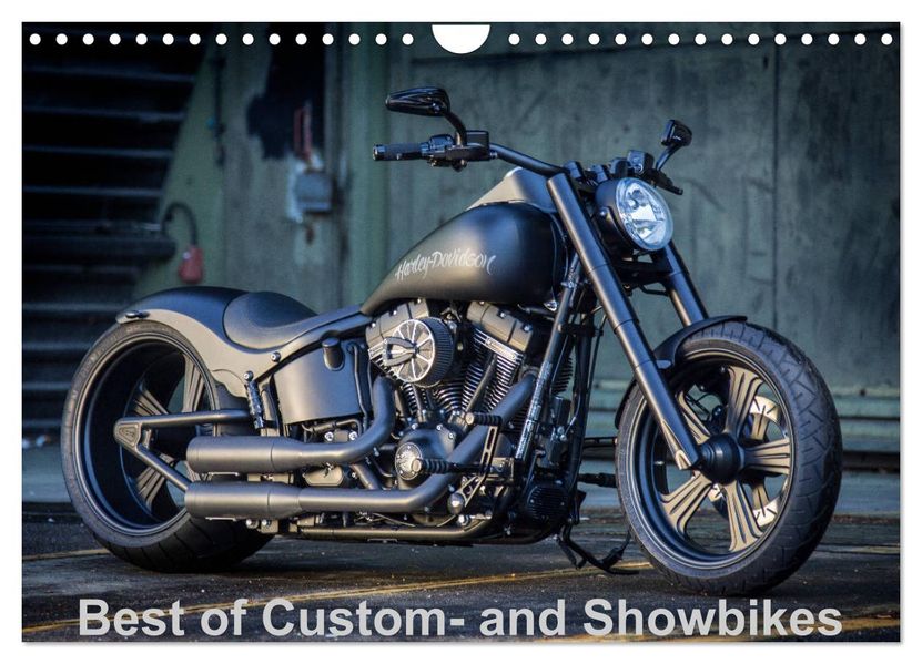 Best of Custom- and Showbikes Kalender (Wandkalender 2027 DIN A4 quer) CALVENDO Monatskalender