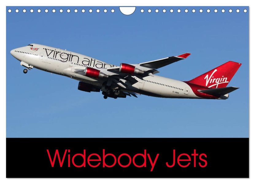 Widebody Jets (Wall Calendar 2027 DIN A4 landscape) CALVENDO 12 Month Wall Calendar