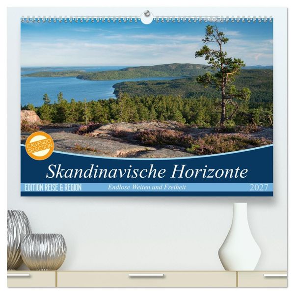 Skandinavische Horizonte (hochwertiger Premium Wandkalender 2027 DIN A2 quer) Kunstdruck in Hochglanz