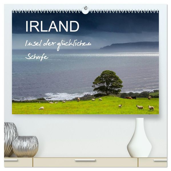 IRLAND - Insel der glücklichen Schafe (hochwertiger Premium Wandkalender 2027 DIN A2 quer) Kunstdruck in Hochglanz