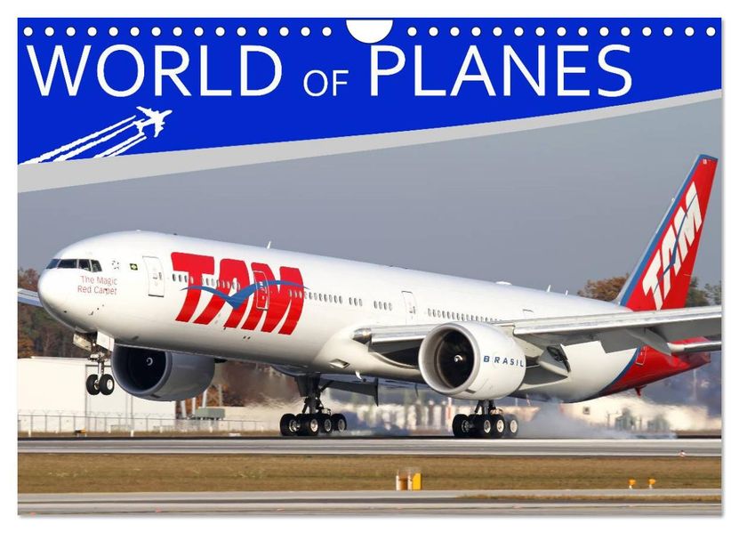 World of Planes (Wall Calendar 2027 DIN A4 landscape) CALVENDO 12 Month Wall Calendar