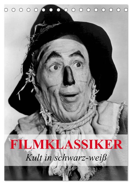 Filmklassiker - Kult in schwarz-weiß (Tischkalender 2027 DIN A5 hoch) CALVENDO Monatskalender