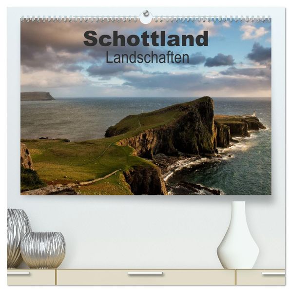 Schottland Landschaften (hochwertiger Premium Wandkalender 2027 DIN A2 quer) Kunstdruck in Hochglanz