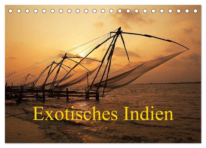 Exotisches Indien (Tischkalender 2027 DIN A5 quer) CALVENDO Monatskalender