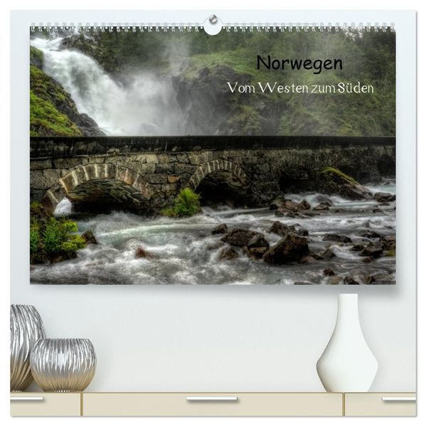 Norwegen - Vom Westen zum Süden (hochwertiger Premium Wandkalender 2027 DIN A2 quer) Kunstdruck in Hochglanz