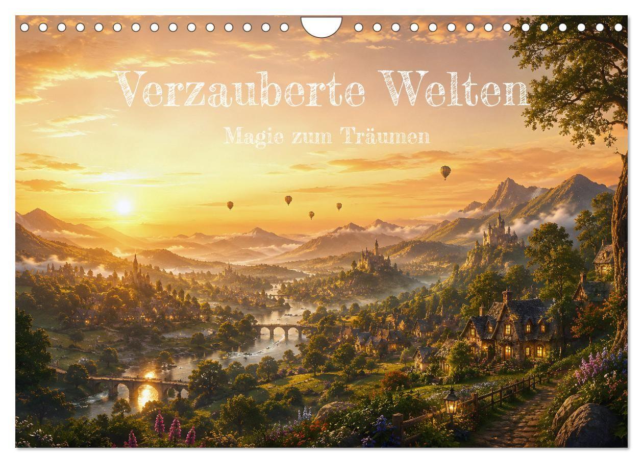 Verzauberte Welten Magie zum Träumen (Wandkalender 2027 DIN A4 quer) CALVENDO Monatskalender