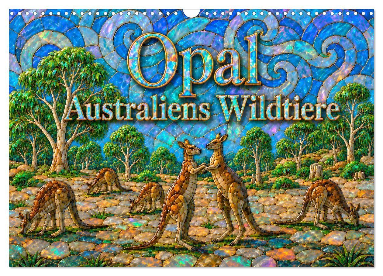 Opal - Australiens Wildtiere (Wandkalender 2027 DIN A3 quer) CALVENDO Monatskalender