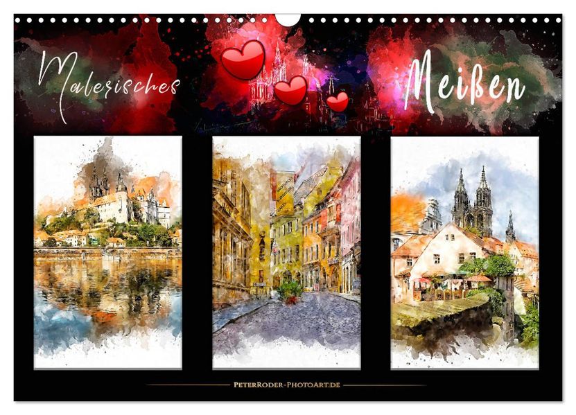 Malerisches Meißen (Wandkalender 2027 DIN A3 quer) CALVENDO Monatskalender
