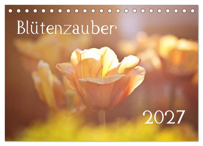 Blütenzauber 2027 (Tischkalender 2027 DIN A5 quer) CALVENDO Monatskalender