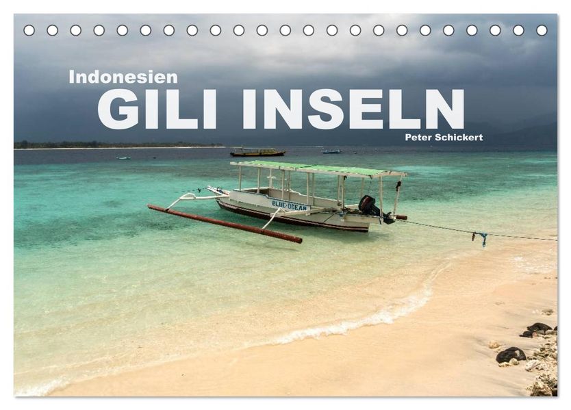 Indonesien: Gili Inseln (Tischkalender 2027 DIN A5 quer) CALVENDO Monatskalender