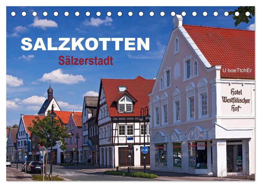 SALZKOTTEN - Sälzerstadt (Tischkalender 2027 DIN A5 quer) CALVENDO Monatskalender