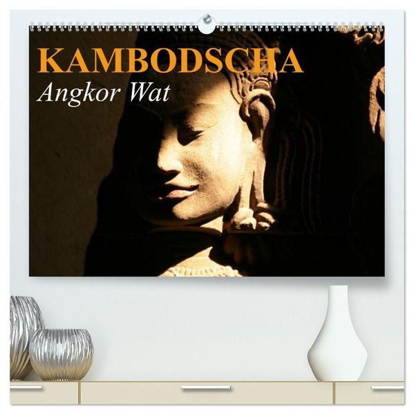 Kambodscha Angkor Wat (hochwertiger Premium Wandkalender 2027 DIN A2 quer) Kunstdruck in Hochglanz