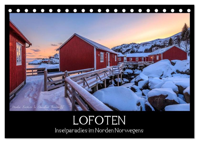 LOFOTEN - Inselparadies im Norden Norwegens (Tischkalender 2027 DIN A5 quer) CALVENDO Monatskalender